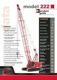 222 Product Guide - Manitowoc Cranes