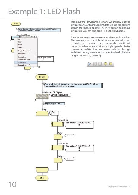 arduino flowcode tutorial – flowcode examples –... Example 1: LED Flash This