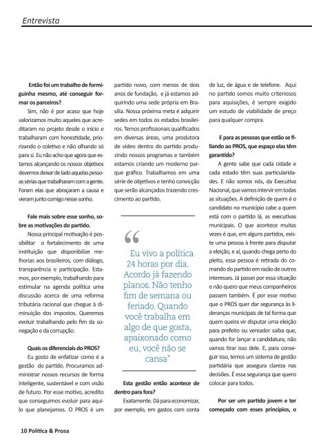 Revista política e prosa ed. 01