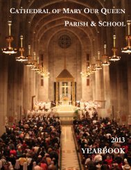 CATHEDRAL MARY OUR QUEEN PARISH & SCHOOL 2013 YEARBOOK