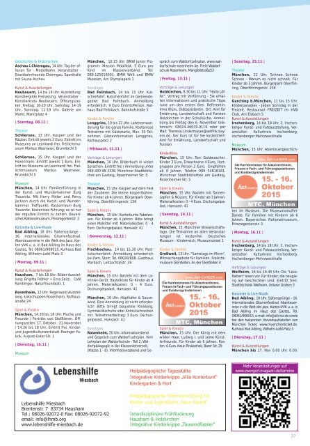 Zwergerl Magazin im Oktober 2015