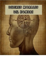 DEBERES MORALES DEL HOMBRE