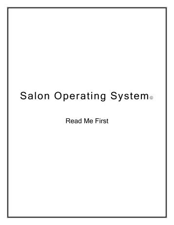 Salon Operating System©