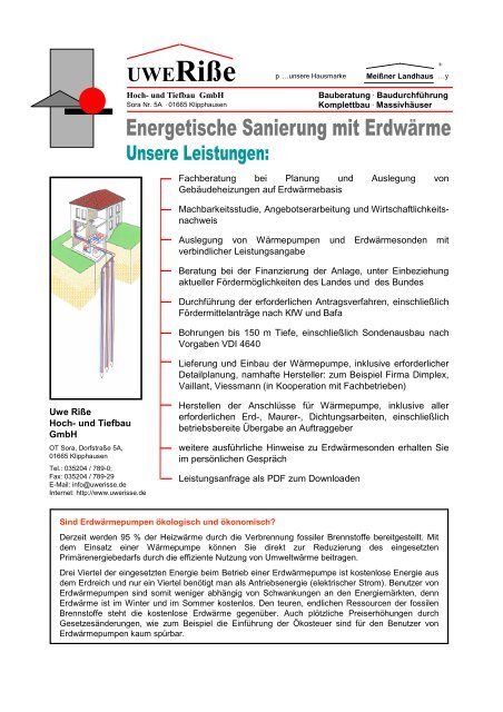 UWERiße - Uwe Risse Hoch- und Tiefbau GmbH