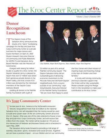 The Kroc Center Report