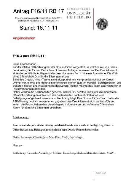 F16.3 aus RB22/11 - Universität Heidelberg