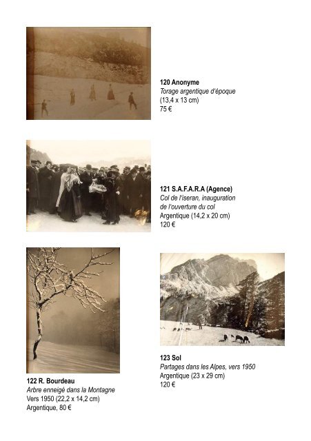 Librairie des Alpes - Catalogue Photo 2015