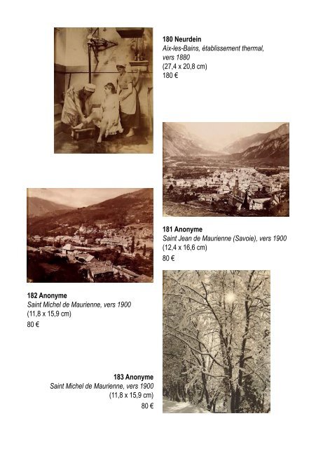 Librairie des Alpes - Catalogue Photo 2015