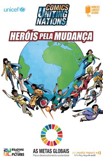 Heróis pela Mudança - Heroes for Change Comic - Portuguese