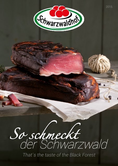 Schwarzwaldhof Produktkatalog 2015