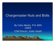 Chargemaster Nuts and Bolts