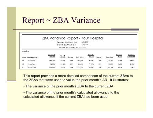 AR Valuation in Healthcare