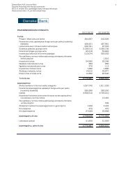 2013 m. I pusmeÄio finansinÄ ataskaita - Danske Bank