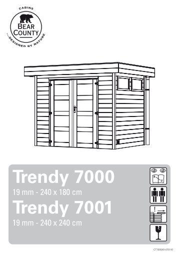 Trendy 7000 Trendy 7001 - Gartenhaus-Shop24