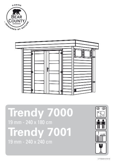 Trendy 7000 Trendy 7001 - Gartenhaus-Shop24