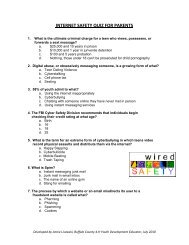 INTERNET SAFETY QUIZ FOR TEENS