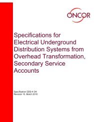 Secondary Service Accounts (.pdf) - Oncor