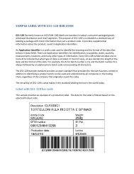 GS1-128 logistic label sample - NiceLabel