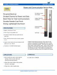 Power and Communication Service Poles Pre-wired Electrical ...