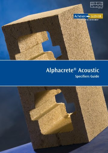 Alphacrete® Acoustic