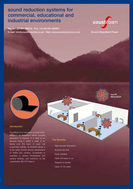 Coustifoam - Sound Reduction Systems Ltd.