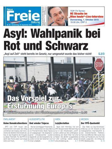 Asyl: Wahlpanik bei Rot und Schwarz