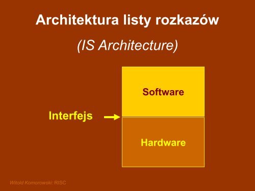 Witold Komorowski dr inż