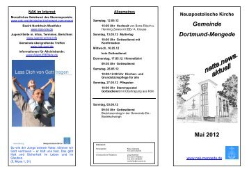 Gemeinde Dortmund-Mengede Mai 2012