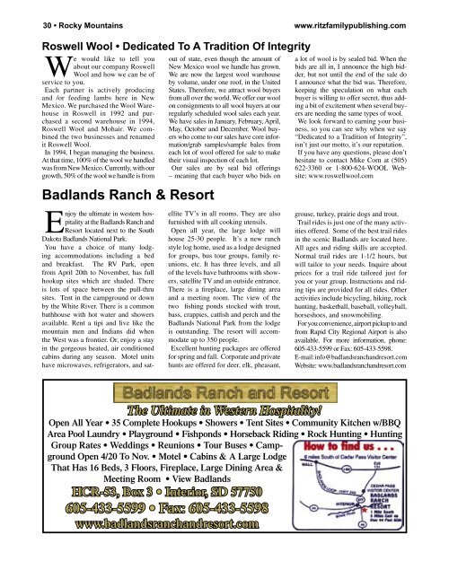 Western Farm, Ranch & Dairy Magazine - Ritz Family Publishing, Inc.