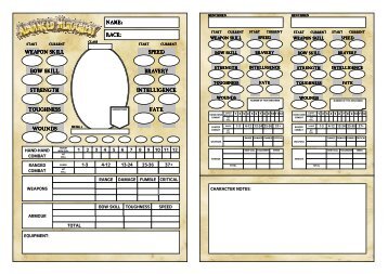 Character Sheet v2