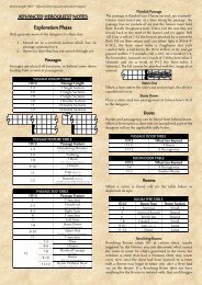 ADVANCED HEROQUEST NOTES Exploration Phase