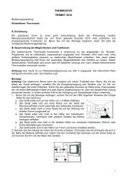 Bedienungsanleitung - Termet