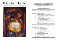 Kirchenbote - bei pfarrei-online