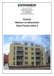 Exposé Wohnen im Alleeviertel Peter-Fischer-Allee 2