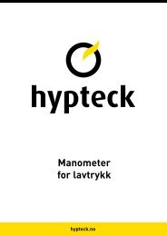 Manometer for lavtrykk