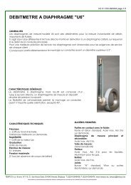 DEBITMETRE A DIAPHRAGME 