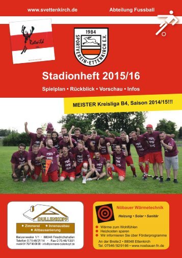 Stadionheft 2015/2016