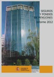 seguros y fondos de pensiones informe 2012 - DirecciÃ³n General de ...