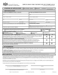Application for Certificate of Compliance (PW 633) - Department of ...