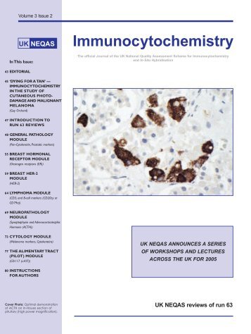 Immunocytochemistry in diagnostic pathology - UK NEQAS for ...