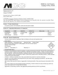 MSDS for SAF Fixative Catalog # 574A 574-05