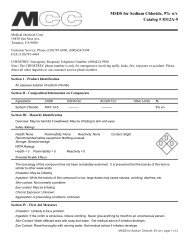 MSDS for Sodium Chloride 9% w/v Catalog # 8312A-9