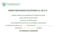 GREEN TREATMENT SOLUTIONS FB