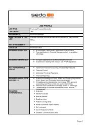 JOB PROFILE Page 1