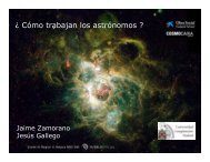 ¿Cómo trabajan los astrónomos?