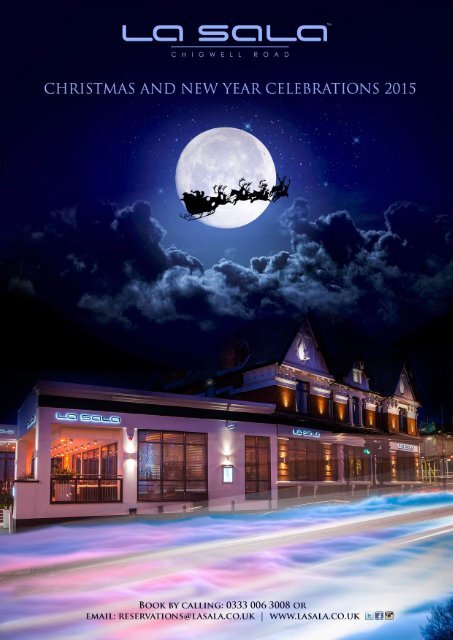 La Sala Chigwell Christmas Brochure 2015