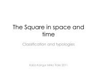 The Square in space and time