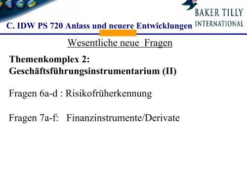 WP/StB Dr. Claus-Michael Allmendinger am 10. Dezember 2003 Zur ...