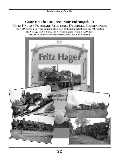 Heft 51 – Winter 2004/05 - Traditionsbahn Radebeul eV