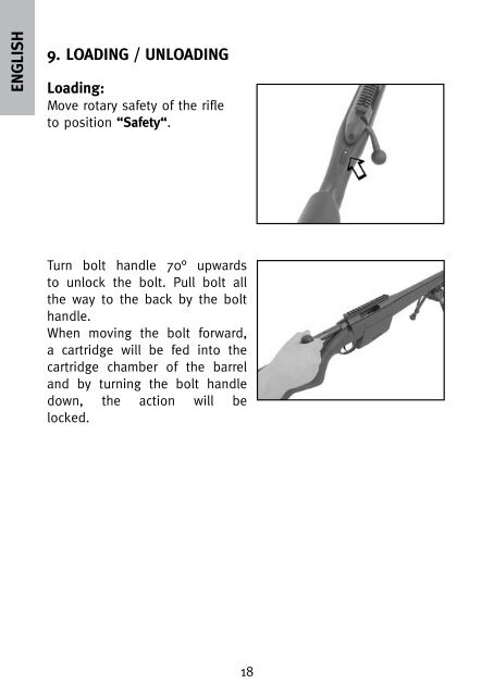 INSTRUCTIONS FOR USE BETRIEBSANLEITUNG - Steyr Mannlicher